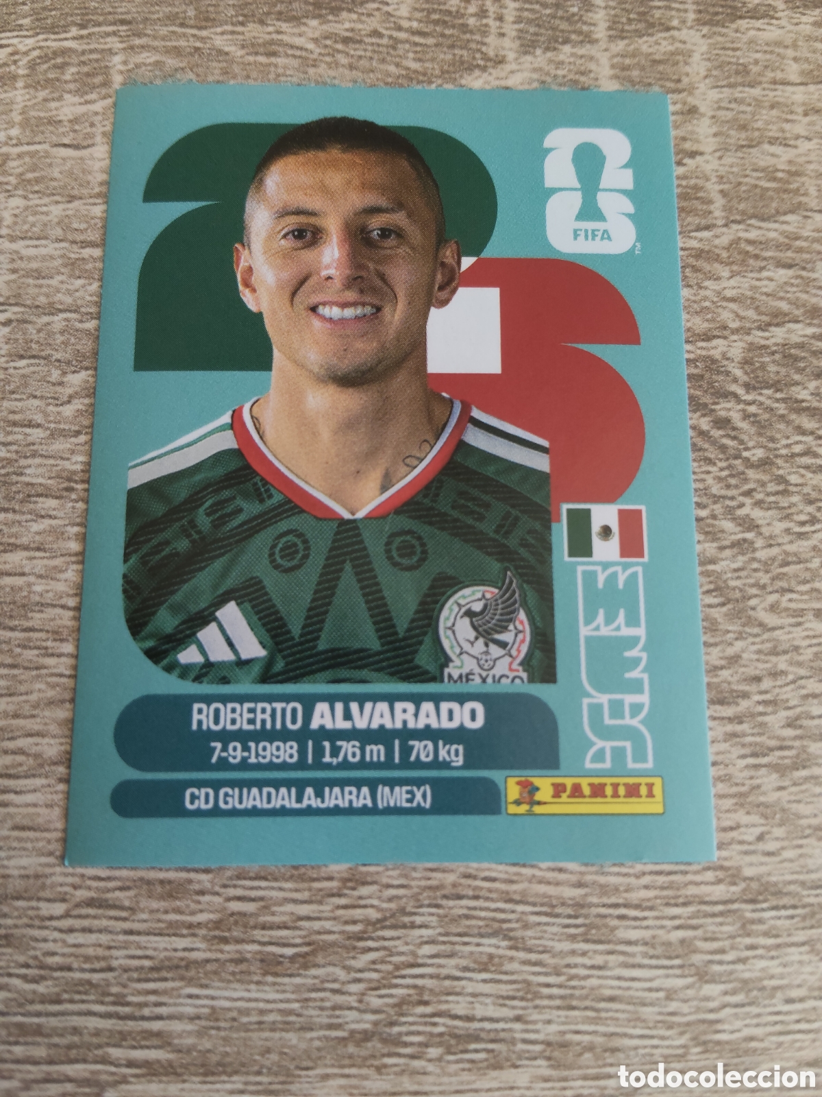 Fu&szlig;ball-Sticker: Panini mundial 2026 MEX 19 Roberto Alvarado M&eacute;xico
