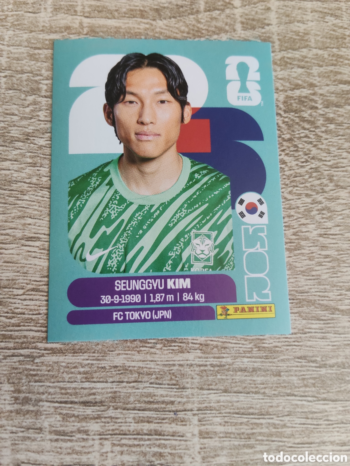 Cromos de F&uacute;tbol: Panini mundial 2026 KOR 3 Seunggyu Kim Corea del Sur