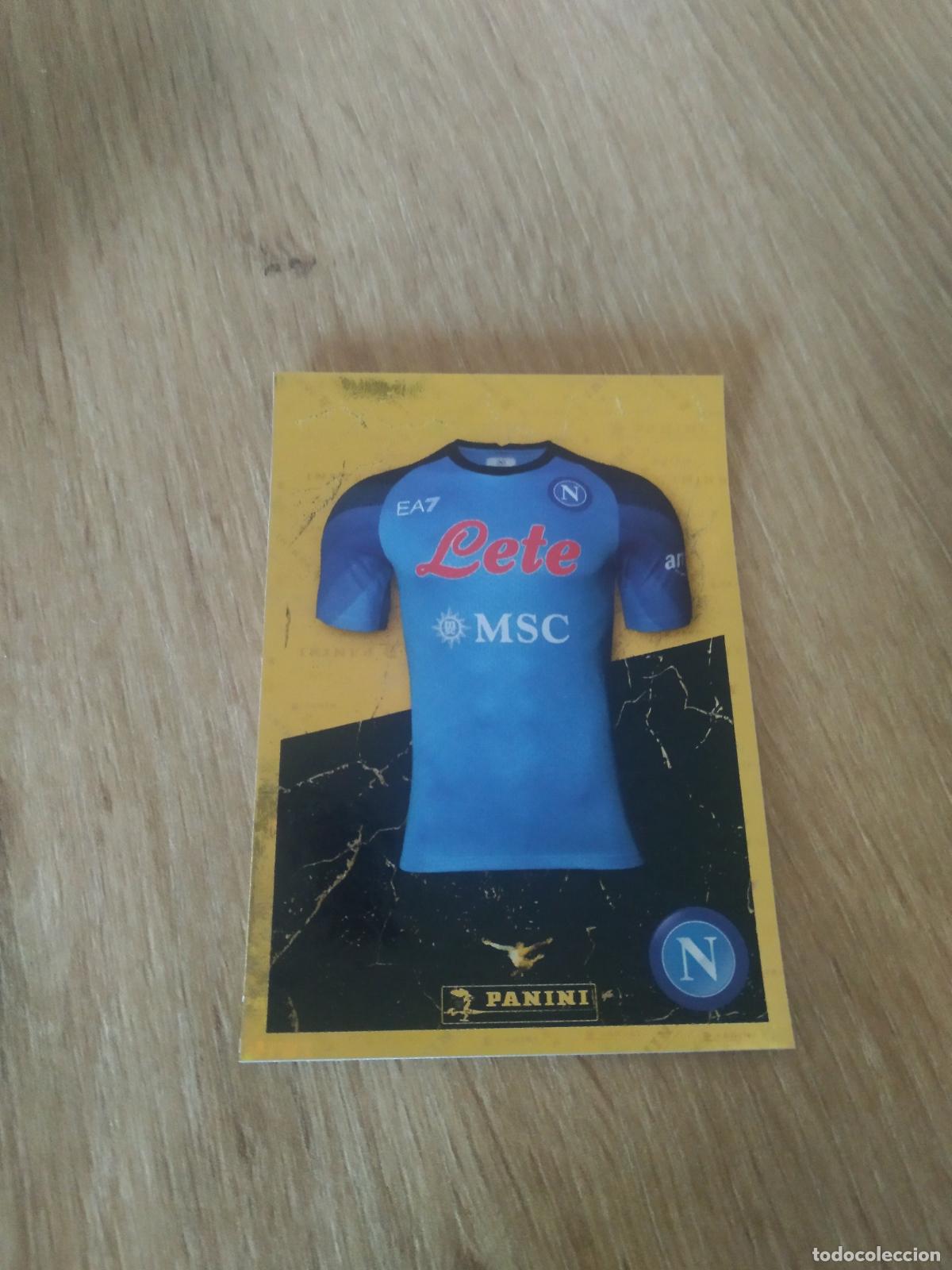Cromos de F&uacute;tbol: 356 CAMISETA UPGRADE NAPOLES NAPOLI CROMO FUTBOL PANINI LIGA ITALIA 22-23 CALCIATORI 2022-2023
