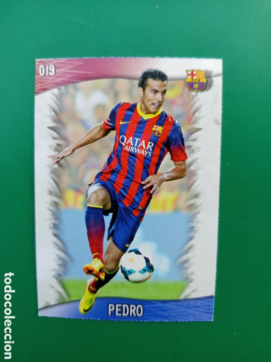 Cartes &agrave; collectionner de Football: ❇️ CROMO CARD ⚽ PEDRO BARCELONA 19 FICHAS LIGA QUIZ GAME 2014 13 14 2013 2014 MUNDICROMO ❇️