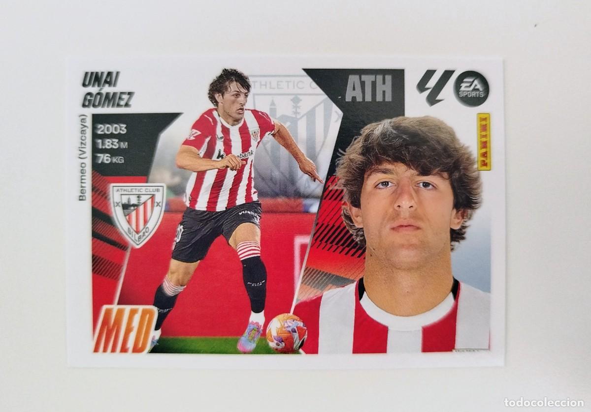 Cromos de F&uacute;tbol: Unai G&oacute;mez 14 SIN PEGAR NUNCA PEGADO Athletic Club Bilbao Liga Ediciones Este 25 26 / 2025 2026