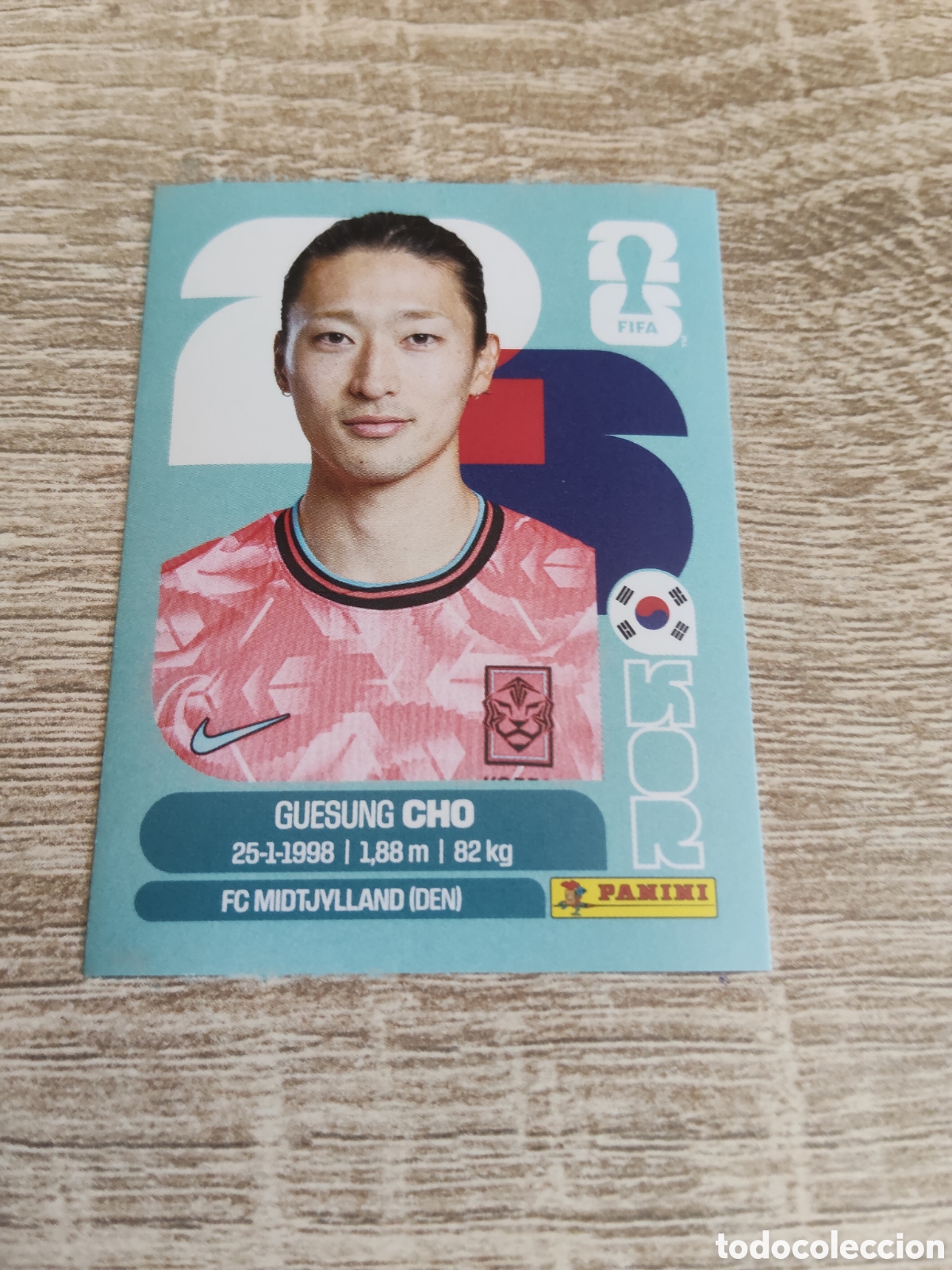 Cromos de F&uacute;tbol: Panini mundial 2026 KOR 17 Guesung Cho Corea del Sur
