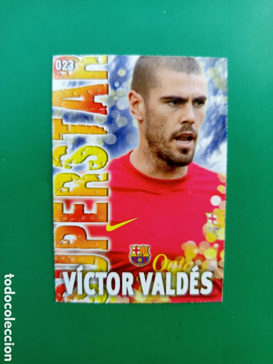 Cromos de F&uacute;tbol: ❇️ CROMO ⚽ V&Iacute;CTOR VALD&Eacute;S BARCELONA 23 SUPERSTAR FICHAS LIGA QUIZ GAME 2014 13 14 2013 MUNDICROMO ❇️