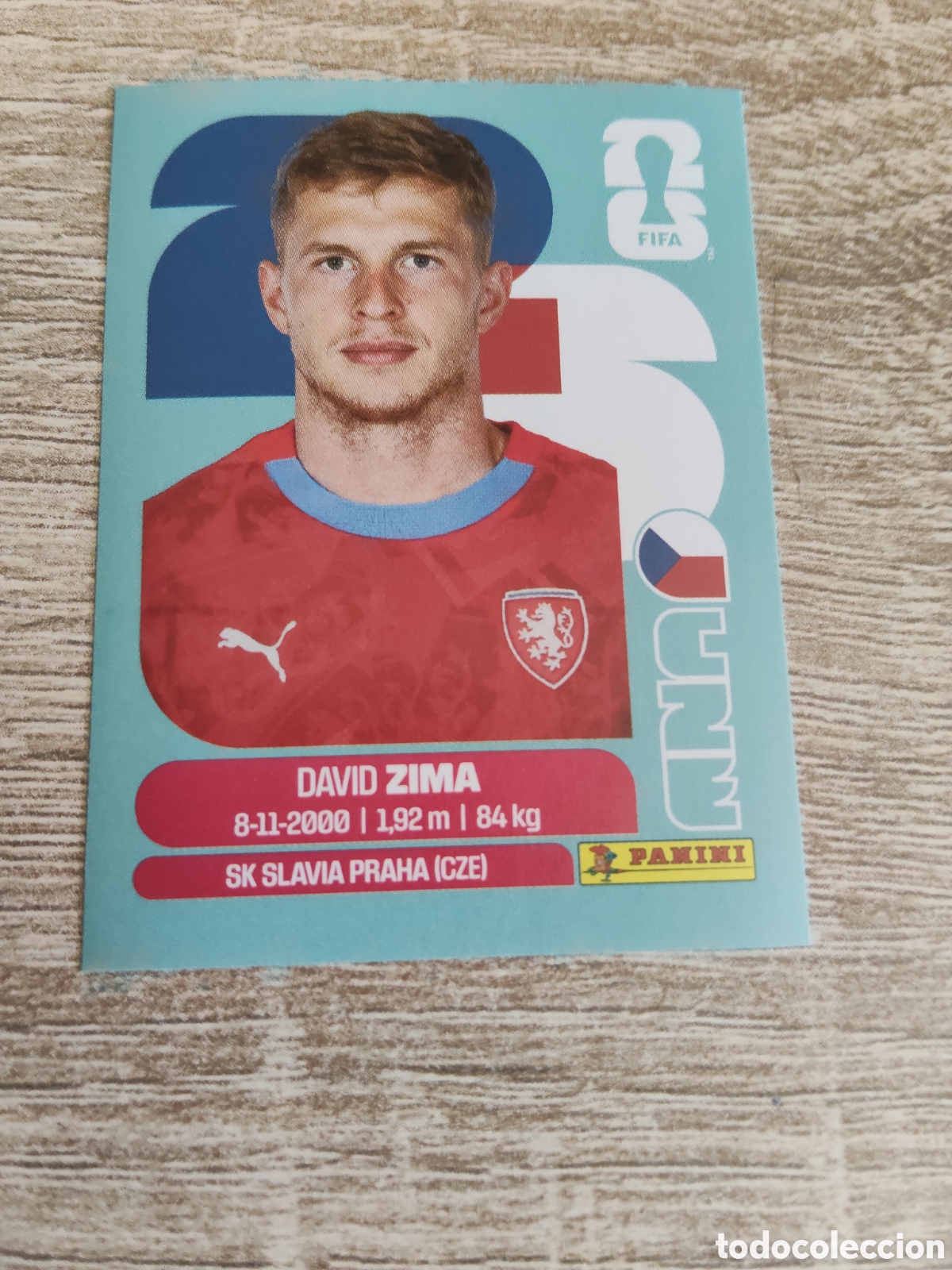 Figurine di Calcio: Panini mundial 2026 CZE 8 David Zima Rep&uacute;blica Checa