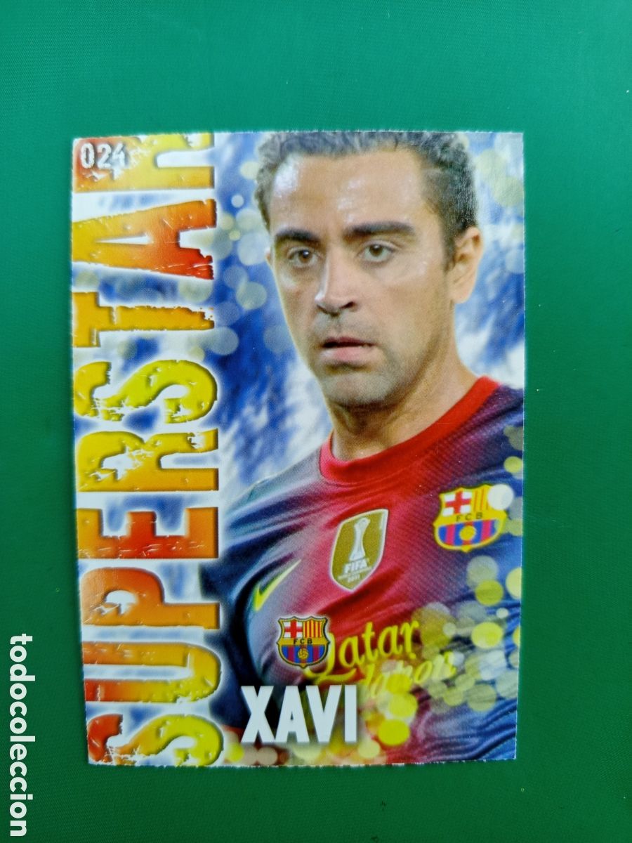 Figurine di Calcio: ❇️ CROMO ⚽ XAVI BARCELONA 24 SUPERSTAR FICHAS LIGA QUIZ GAME 2014 13 14 2013 2014 MUNDICROMO ❇️