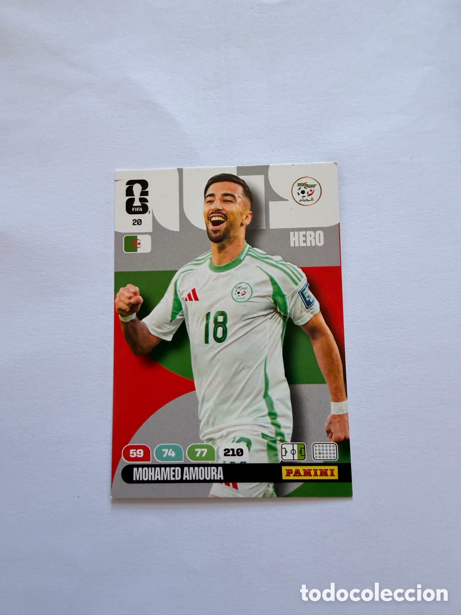 Cromos de F&uacute;tbol: Mohamed Amoura (20) - ARGELIA