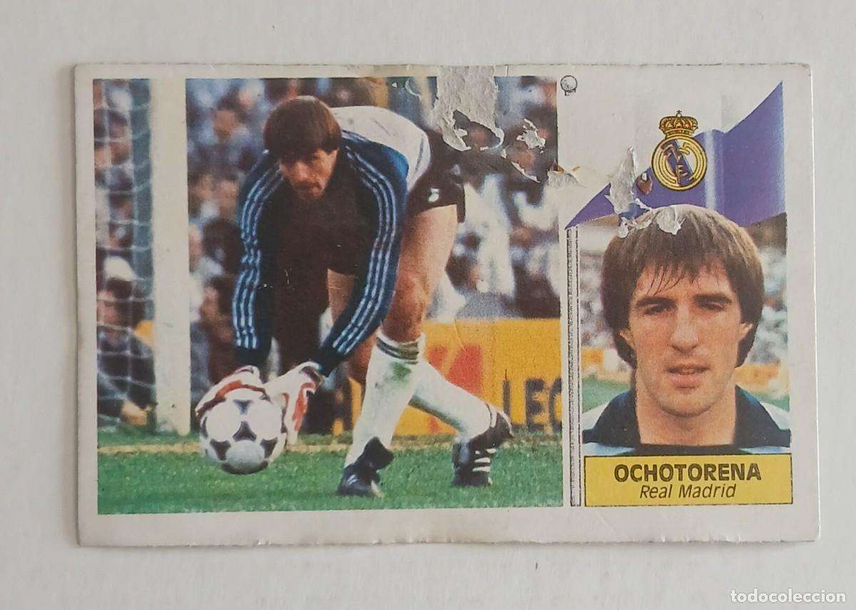 Cromos de F&uacute;tbol: CROMO DE OCHOTORENA REAL MADRID EDICIONES ESTE LIGA 86-87. Nuevo y sin pegar.