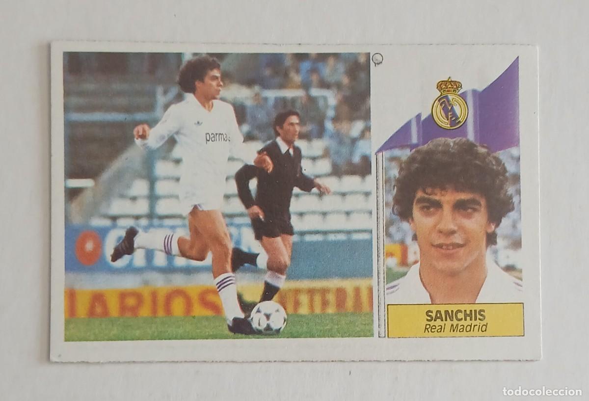 Cromos de F&uacute;tbol: CROMO DE SANCH&Iacute;S REAL MADRID EDICIONES ESTE LIGA 86-87. Nuevo y sin pegar.
