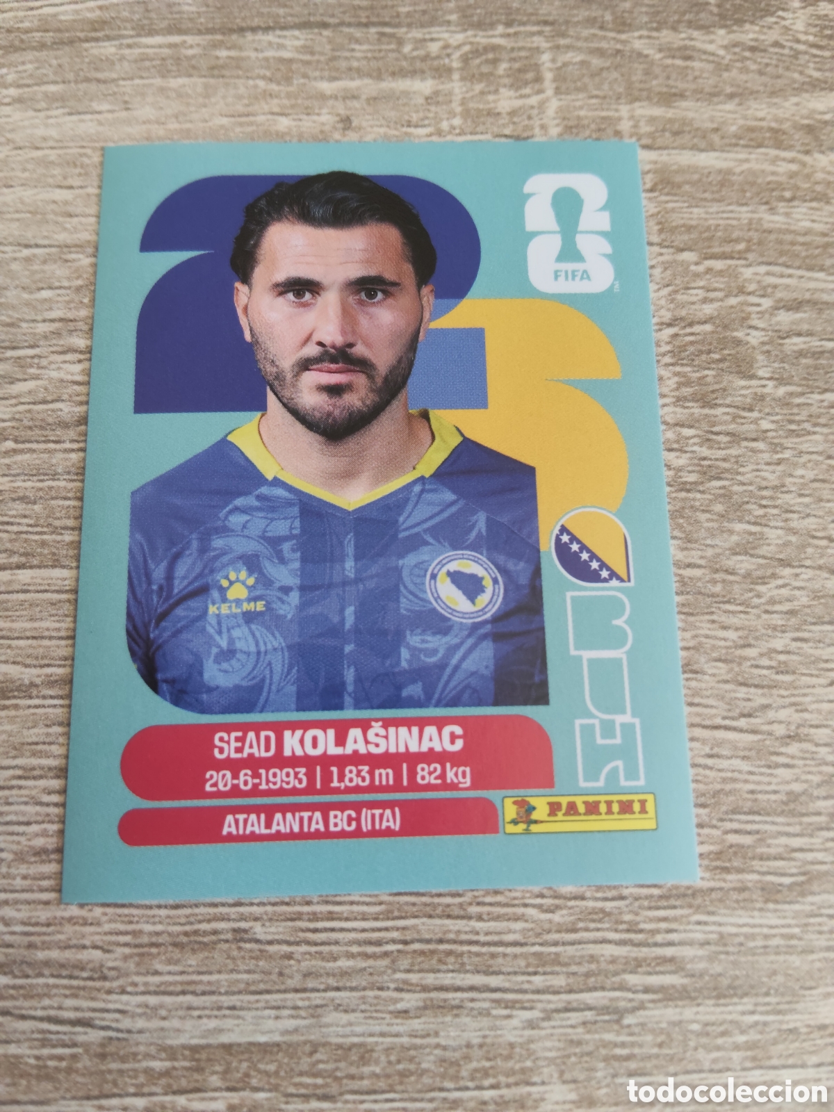 Cromos de F&uacute;tbol: Panini mundial 2026 BIH 4 Sead Kolasinac Bosnia Herzegovina