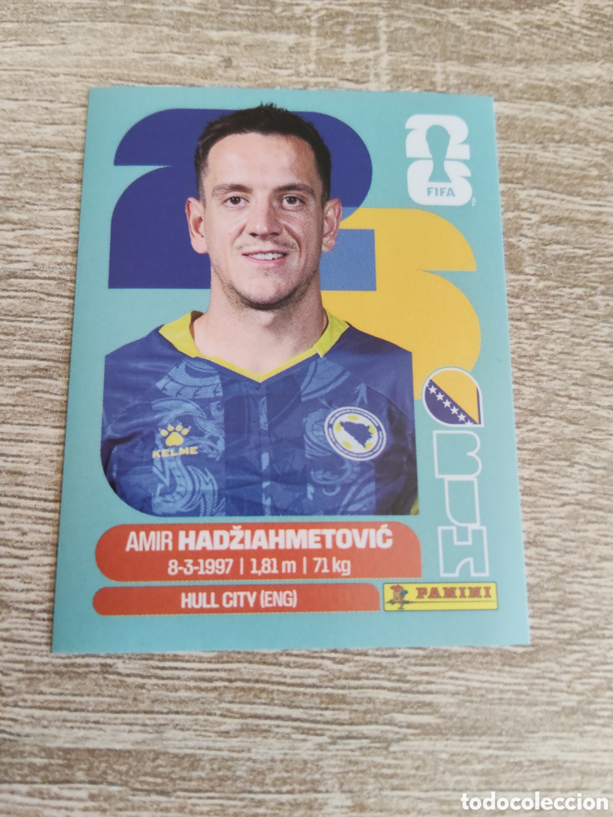 Cromos de F&uacute;tbol: Panini mundial 2026 BIH 8 Amir Hadziahmetovic Bosnia Herzegovina