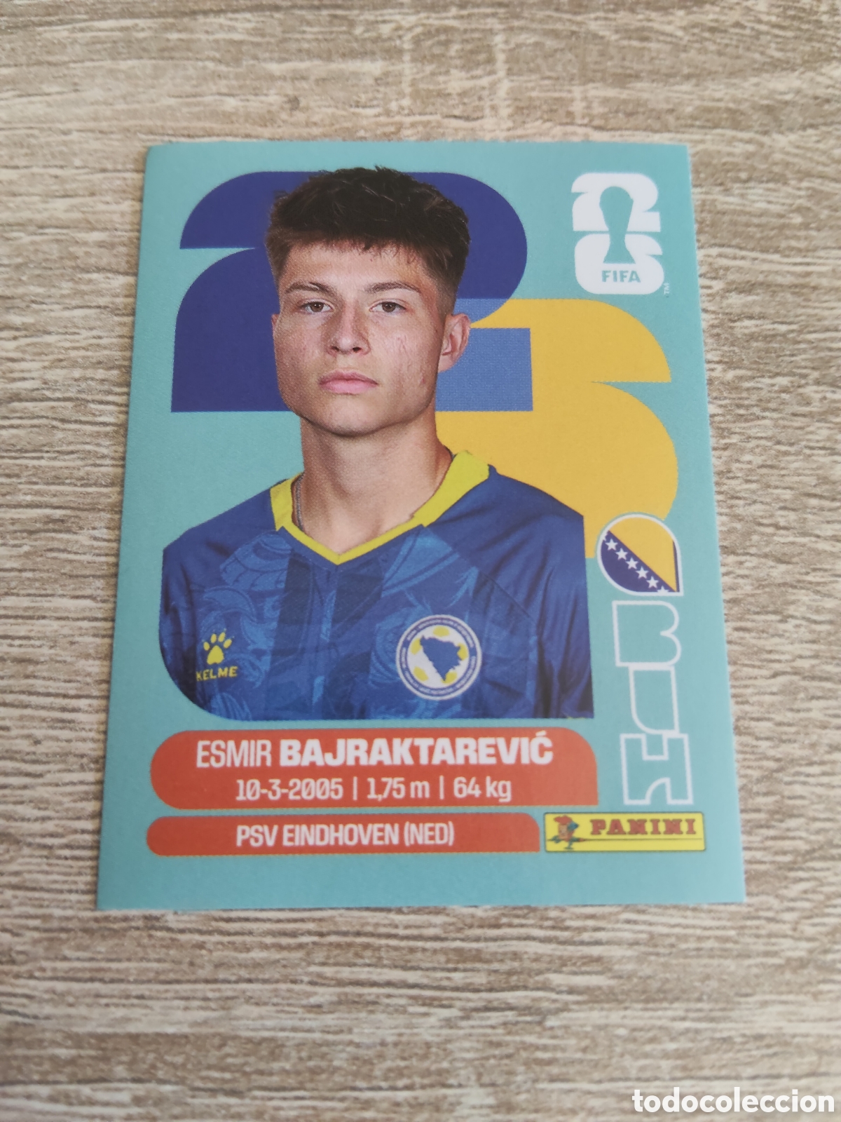 Cromos de F&uacute;tbol: Panini mundial 2026 BIH 15 Esmir Bajraktarevic Bosnia Herzegovina