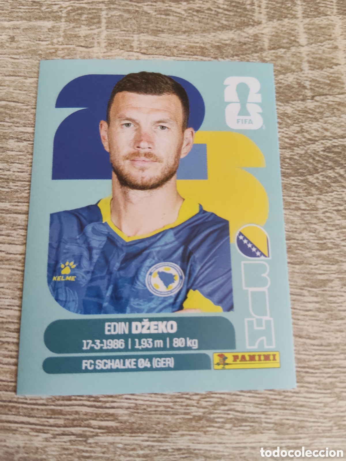Football Stickers: Panini mundial 2026 BIH 18 Edin Dzeko Bosnia Herzegovina