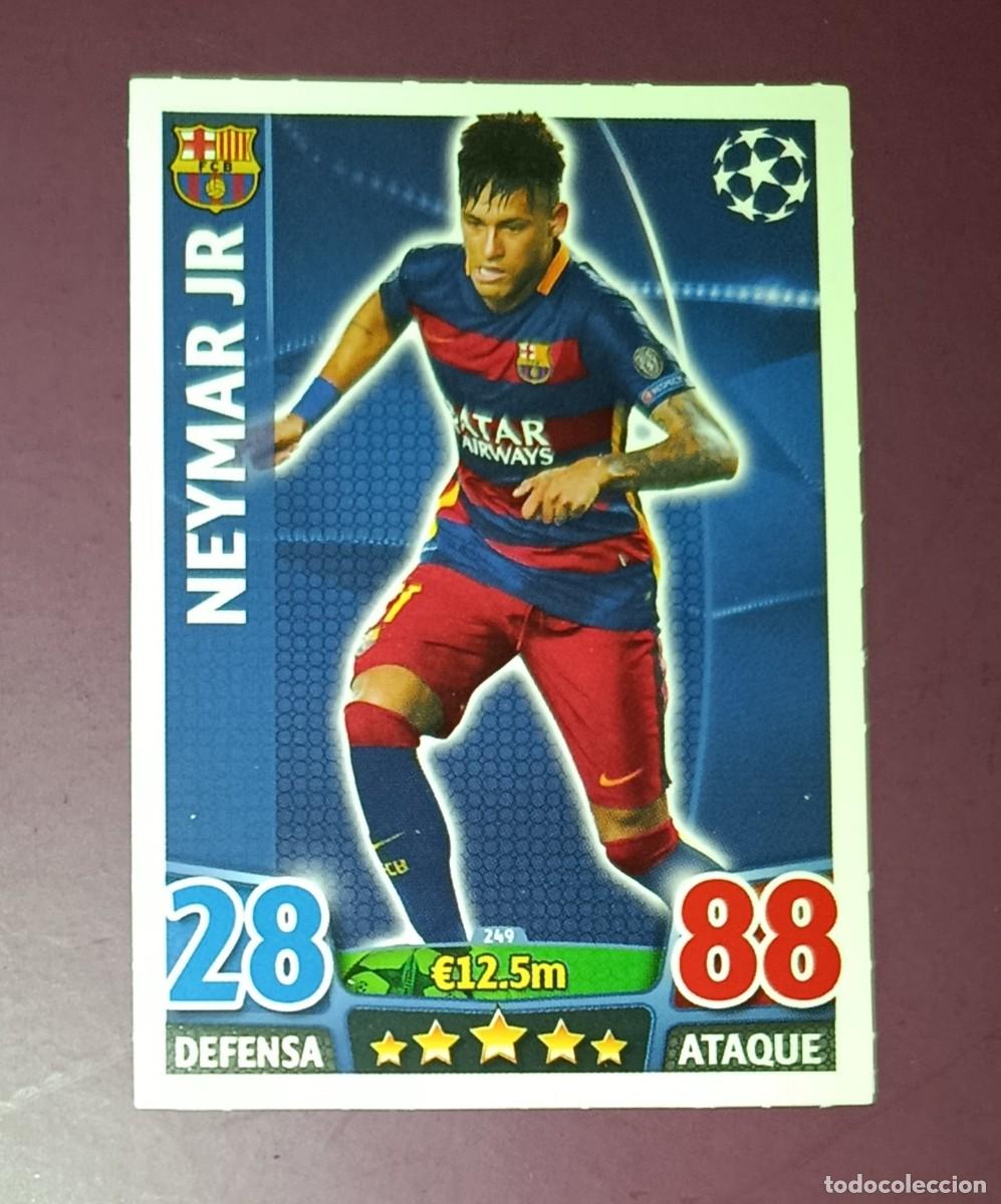 Football Stickers: NEYMAR JR. --Match Attax Champions League 15-16 --TOPPS--