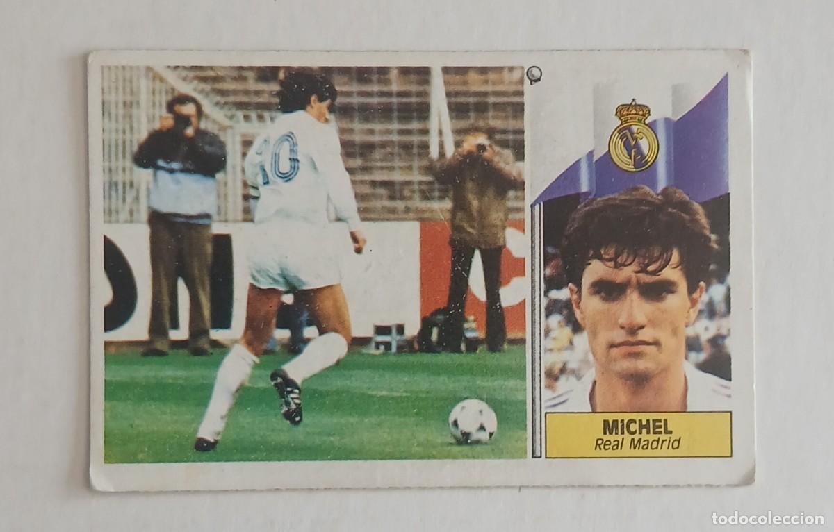 Cromos de F&uacute;tbol: CROMO DE MICHEL REAL MADRID EDICIONES ESTE LIGA 86-87. Nuevo y sin pegar.