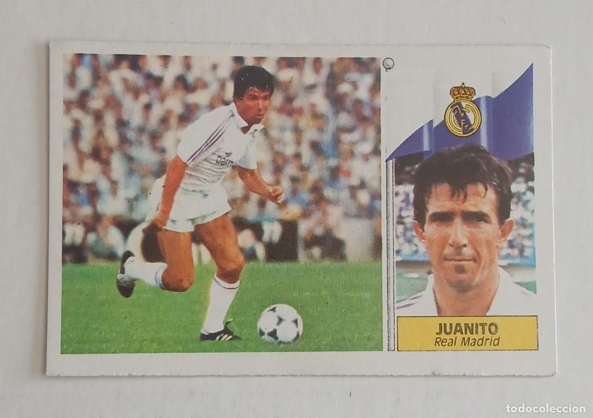 Cromos de F&uacute;tbol: CROMO DE JUANITO REAL MADRID EDICIONES ESTE LIGA 86-87. Nuevo y sin pegar.