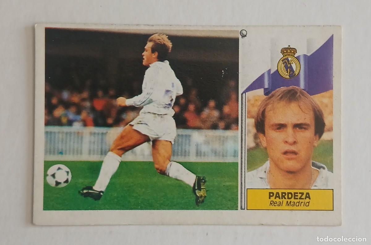 Cromos de F&uacute;tbol: CROMO DE PARDEZA REAL MADRID EDICIONES ESTE LIGA 86-87. Nuevo y sin pegar.