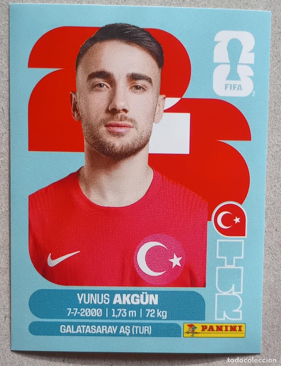Cromos de F&uacute;tbol: Figurina Panini 2026 Cromo World Cup Usa Mundial 2026 Yunus Akgun Turkey n TUR 16
