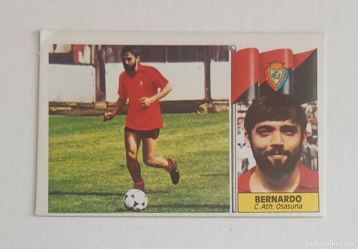 Cromos de F&uacute;tbol: FICHAJE n&ordm; 10 BERNARDO OSASUNA EDICIONES ESTE LIGA 86-87. Nuevo y sin pegar.