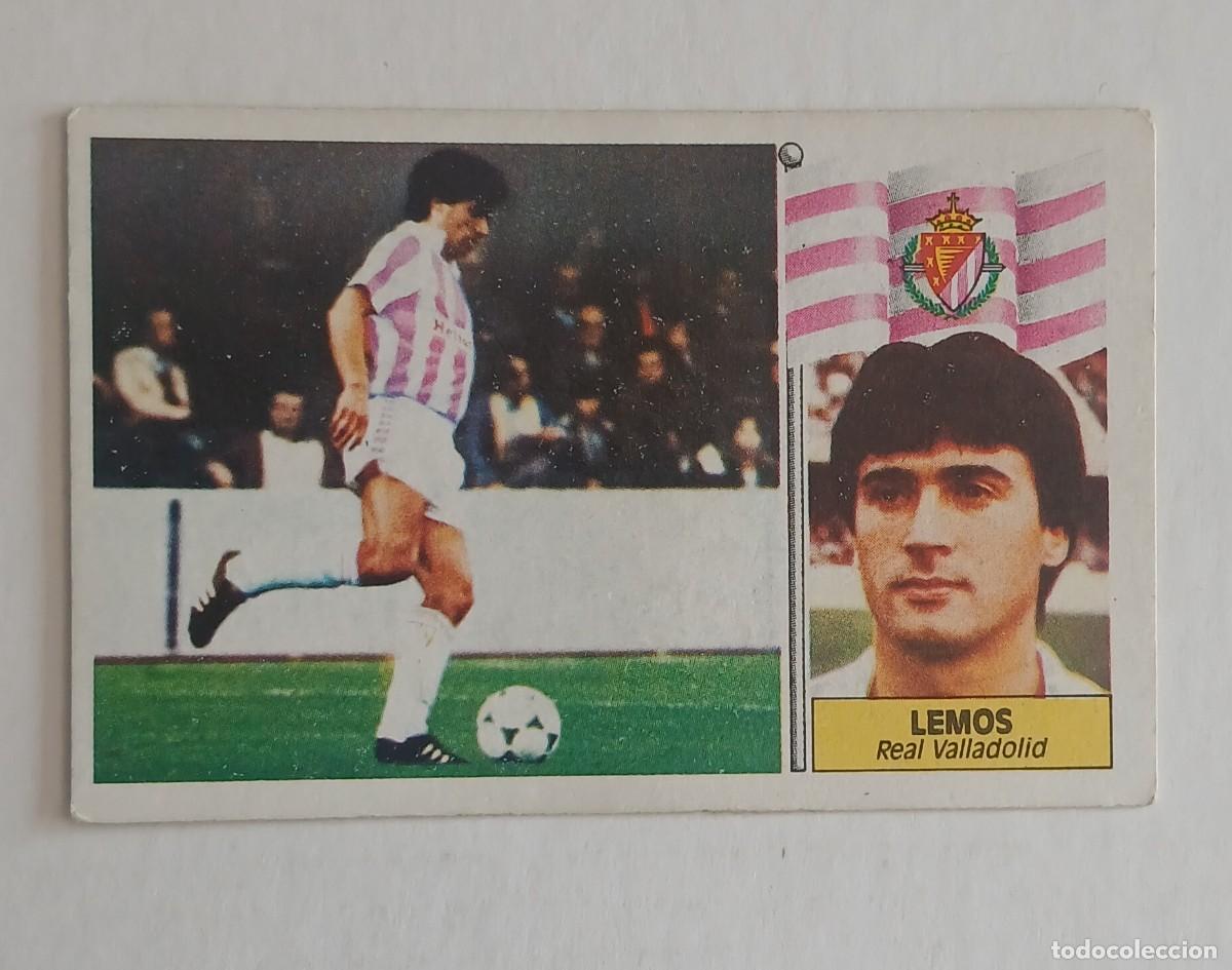 Cromos de F&uacute;tbol: FICHAJE n&ordm; 16 LEMOS REAL VALLADOLID EDICIONES ESTE LIGA 86-87. Nuevo y sin pegar.