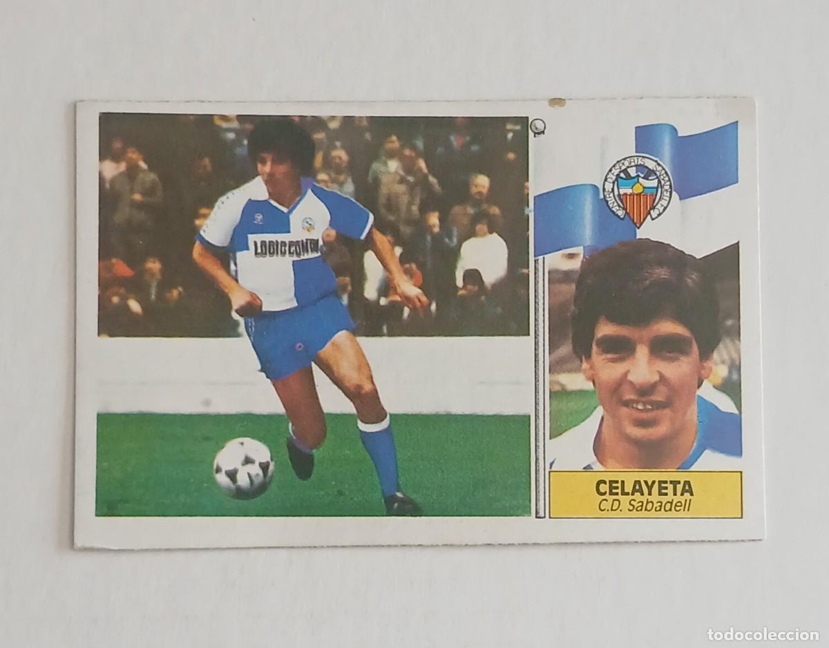 Cartes &agrave; collectionner de Football: FICHAJE n&ordm; 24 CELAYETA SABADELL VERSI&Oacute;N II EDICIONES ESTE LIGA 86-87. Nuevo y sin pegar.