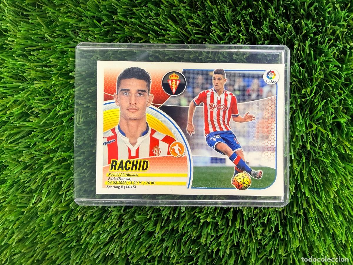 Fu&szlig;ball-Sticker: N&ordm; 12A Rachid Real Sporting Liga Este 16 17