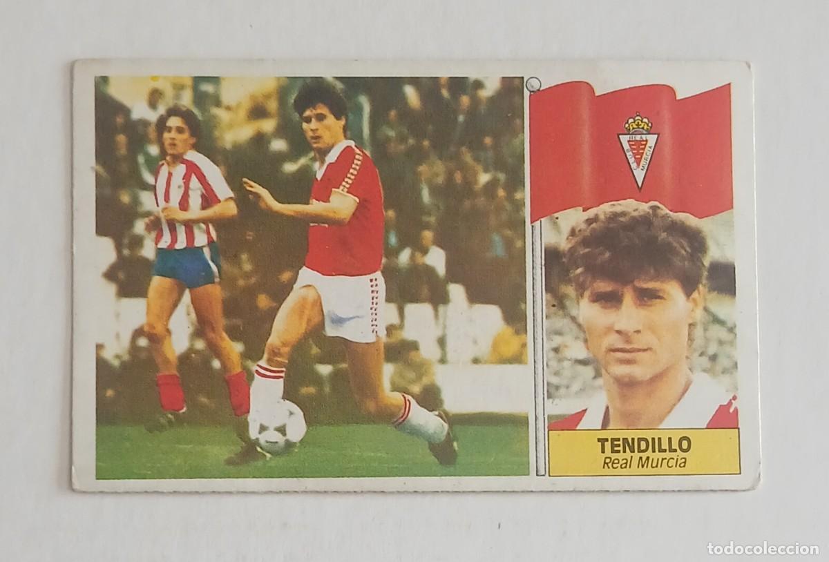Fu&szlig;ball-Sticker: FICHAJE n&ordm; 26 TENDILLO REAL MURCIA EDICIONES ESTE LIGA 86-87. Nuevo y sin pegar.