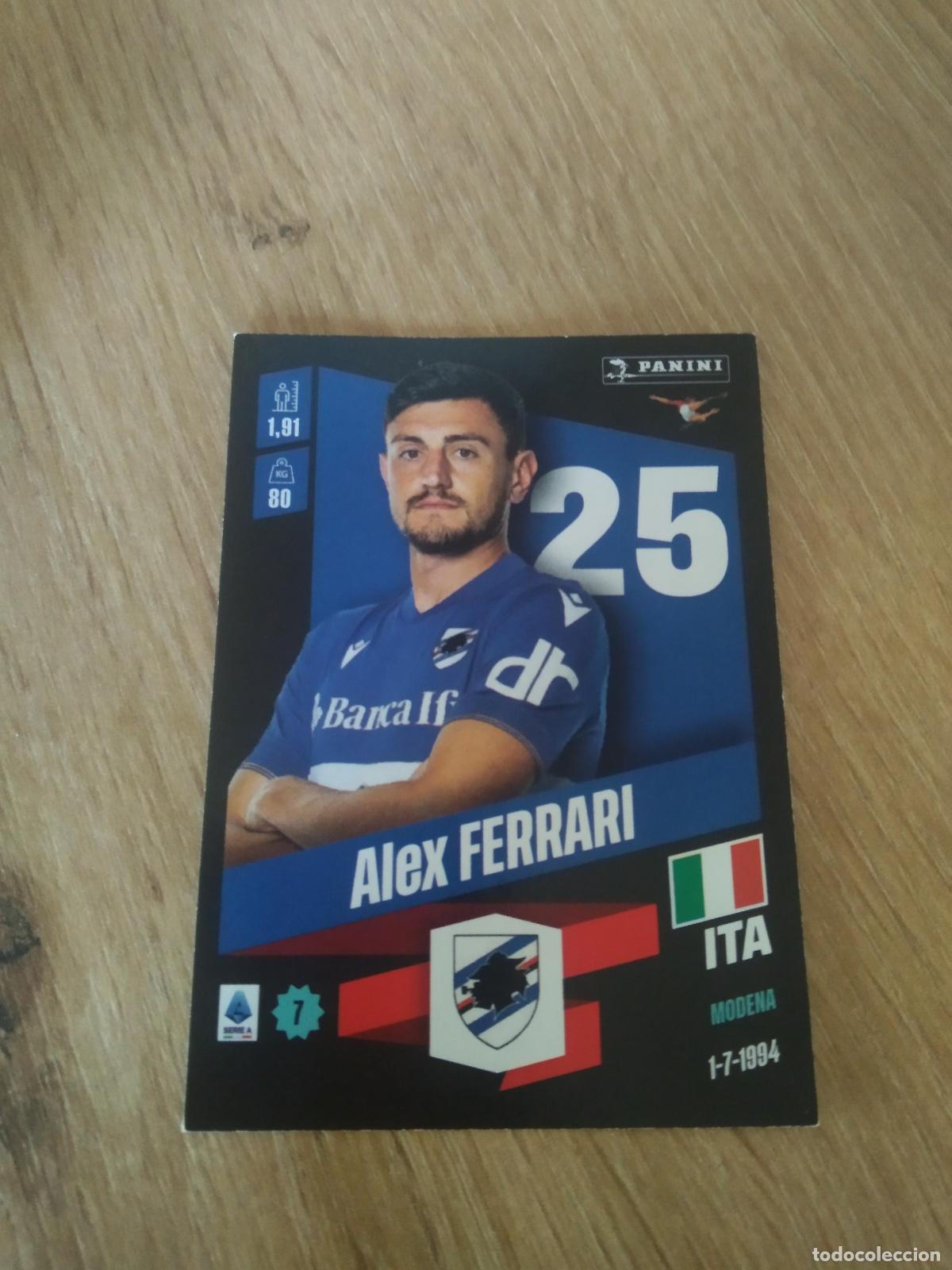 Cromos de F&uacute;tbol: 416 ALEX FERRARI SAMPDORIA CROMO FUTBOL PANINI LIGA ITALIA 22-23 CALCIATORI 2022-2023