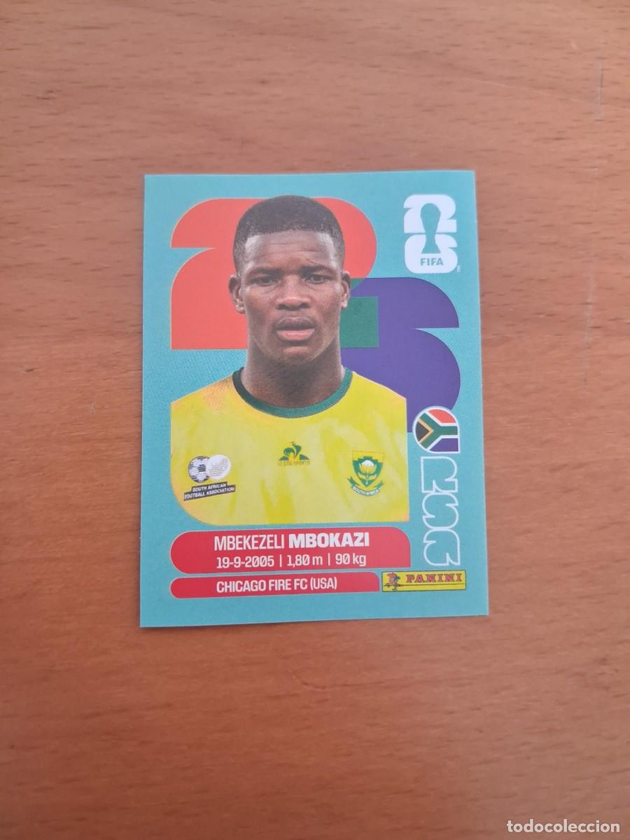 Cromos de F&uacute;tbol: Fifa World Cup 26 Mundial 2026 RSA 6 Sudafrica Mbekezeli Mbokazi