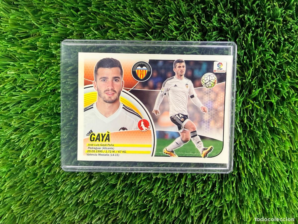Cromos de F&uacute;tbol: N&ordm; 7 Gay&agrave; Valencia CF Liga Este 16 17