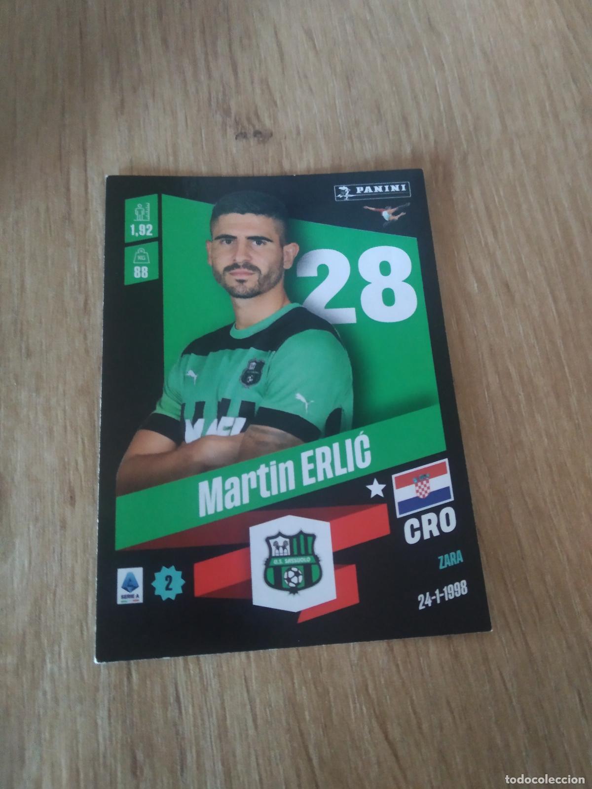 Cromos de F&uacute;tbol: 444 MARTIN ERLIC SASSUOLO CROMO FUTBOL PANINI LIGA ITALIA 22-23 CALCIATORI 2022-2023