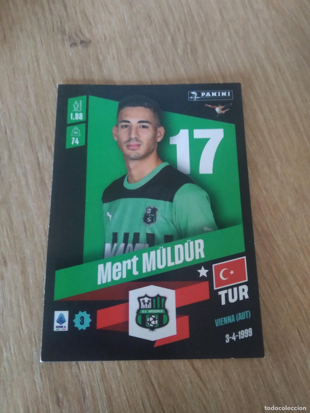 Cromos de F&uacute;tbol: 447 MERT MULDUR SASSUOLO CROMO FUTBOL PANINI LIGA ITALIA 22-23 CALCIATORI 2022-2023