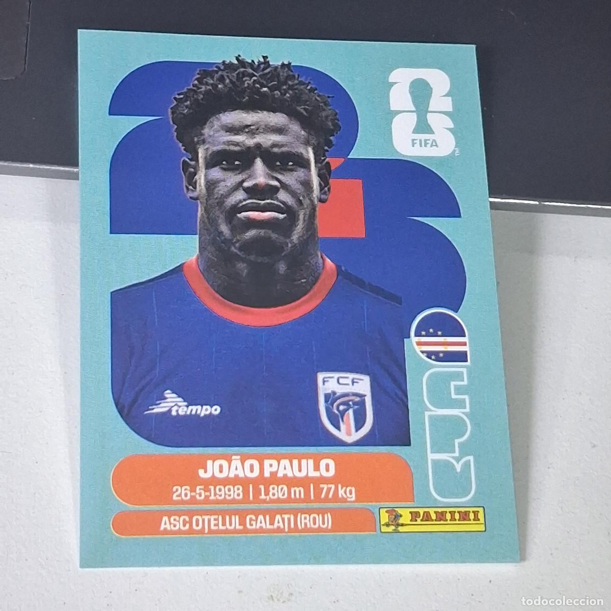 Cromos de F&uacute;tbol: B28 CPV 8 CPV8 JOAO PAULO CABO VERDE CAPE MUNDIAL FIFA WORLD CUP 2026 STICKER PANINI