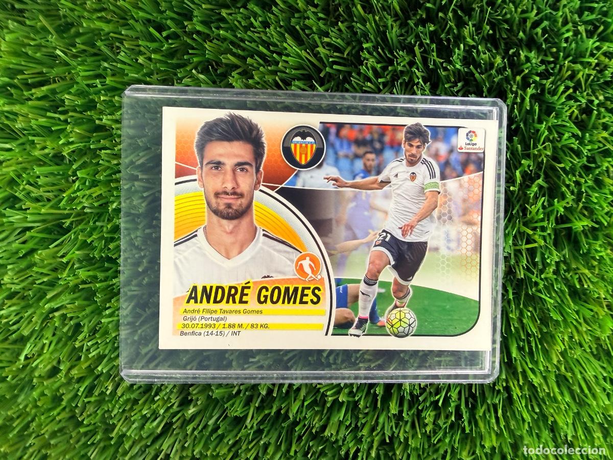 Fu&szlig;ball-Sticker: N&ordm; 10 Andr&eacute; Gomes Valencia CF Liga Este 16 17