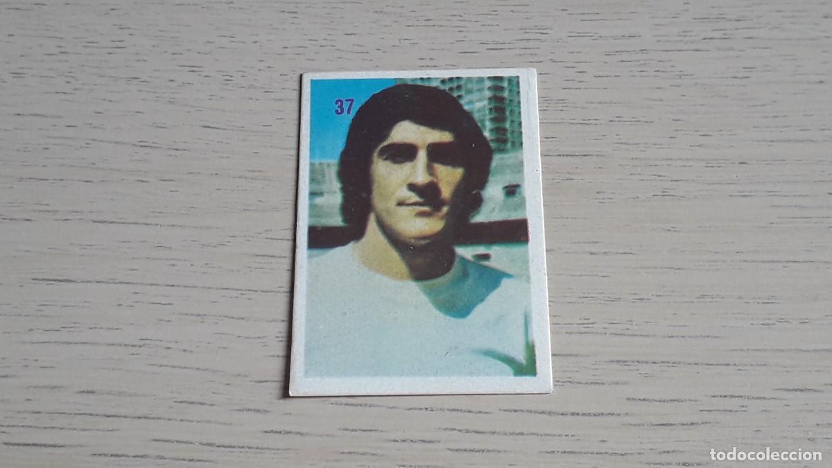 Cromos de Futebol: Benito Real Madrid # 37. F&uacute;tbol Liga Espa&ntilde;ola 1975-76, Ed. Mateo Mirete. Sin pegar.