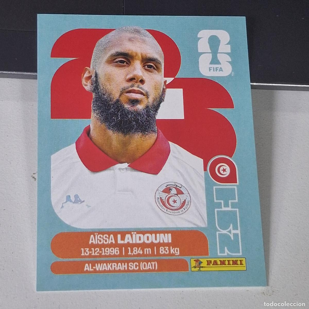 Cromos de Futebol: B28 TUN10 A&Iuml;SSA LA&Iuml;DOUNI 10 T&Uacute;NEZ TUNISIA TUN MUNDIAL FIFA WORLD CUP 2026 STICKER PANINI