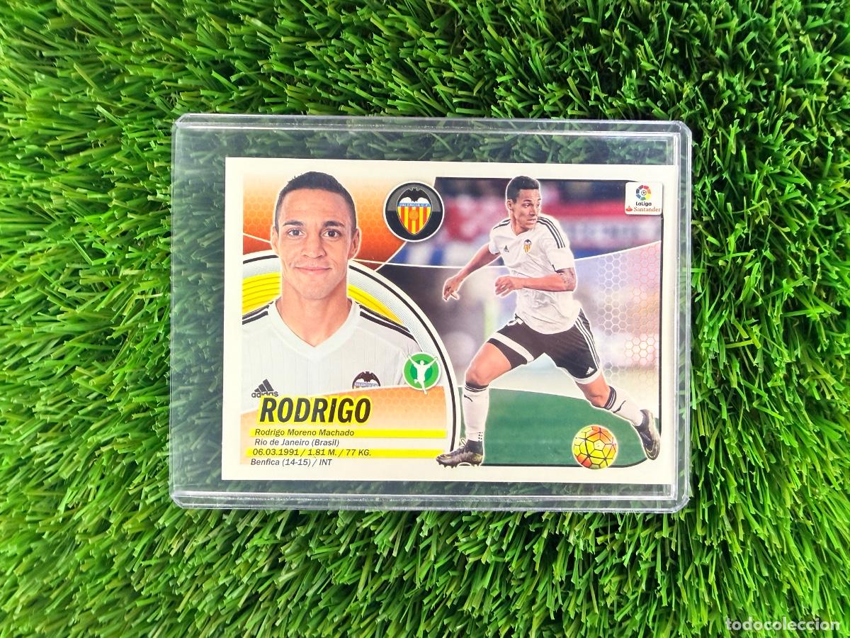 Cromos de F&uacute;tbol: N&ordm; 14A Rodrigo Valencia CF Liga Este 16 17