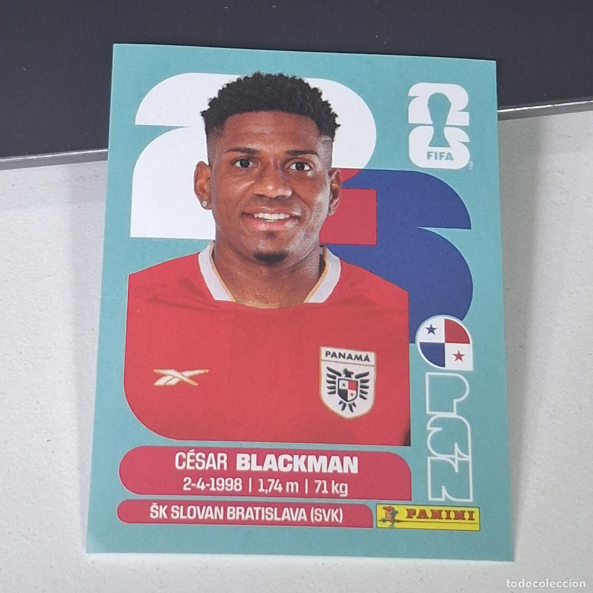 Cromos de F&uacute;tbol: B28 PAN9 C&Eacute;SAR BLACKMAN 9 PANAM&Aacute; PAN MUNDIAL FIFA WORLD CUP 2026 STICKER PANINI