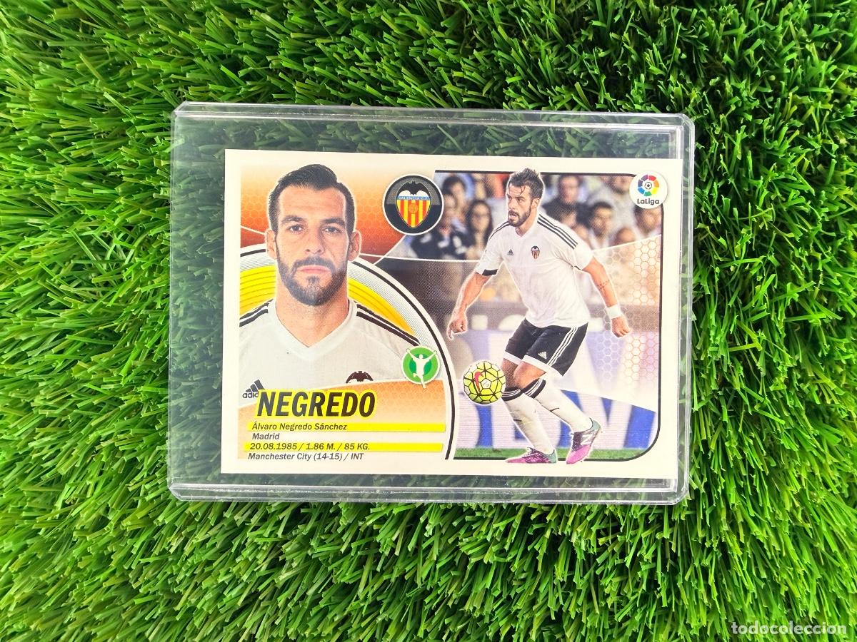 Figurine di Calcio: N&ordm; 14B Negredo Valencia CF Liga Este 16 17