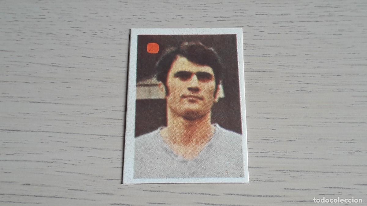 Fu&szlig;ball-Sticker: Manolo Celta de Vigo # 25. F&uacute;tbol Liga Espa&ntilde;ola 1975-76, Ed. Mateo Mirete. Sin pegar.