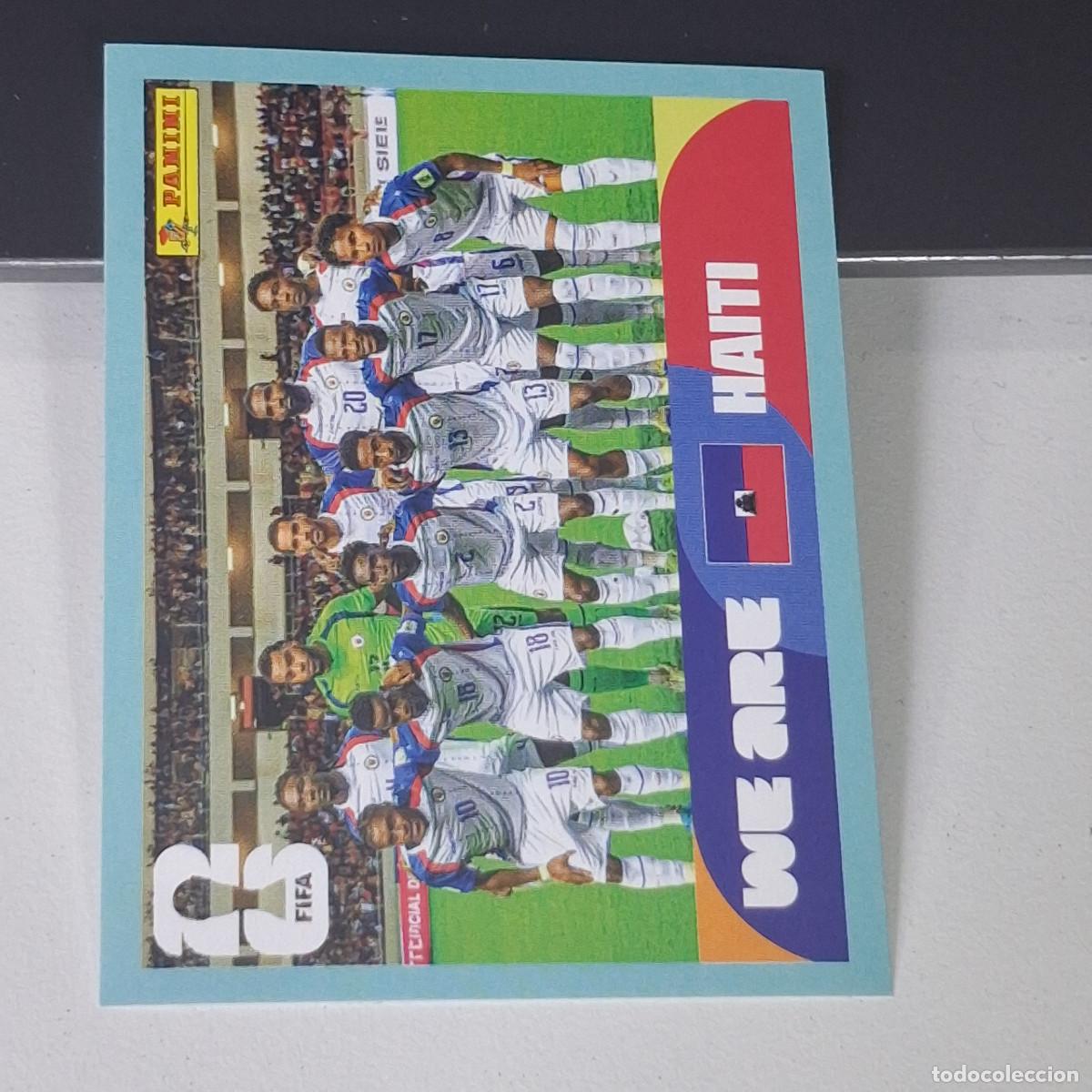 Cromos de F&uacute;tbol: B28 HAI13 TEAM PHOTO EQUIPO 13 HAITI HAI MUNDIAL FIFA WORLD CUP 2026 STICKER PANINI