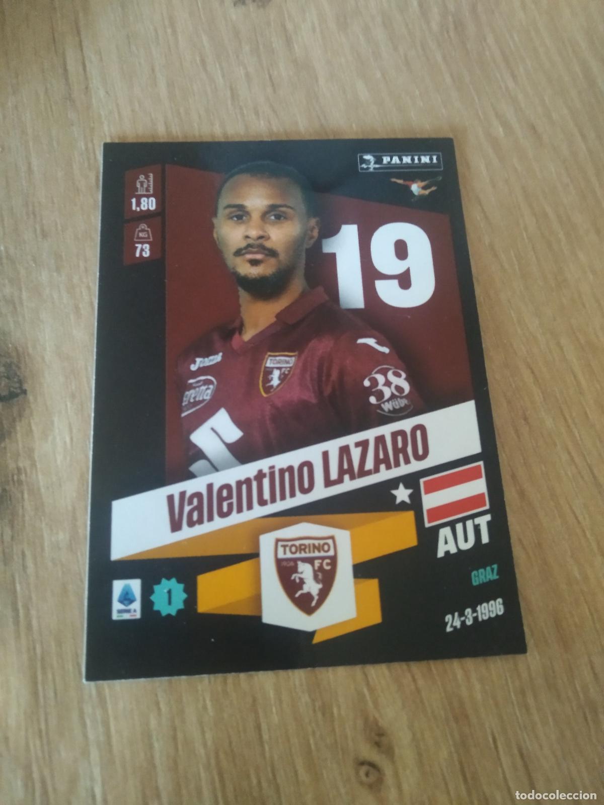 Cromos de F&uacute;tbol: 508 VALENTINO LAZARO TORINO CROMO FUTBOL PANINI LIGA ITALIA 22-23 CALCIATORI 2022-2023