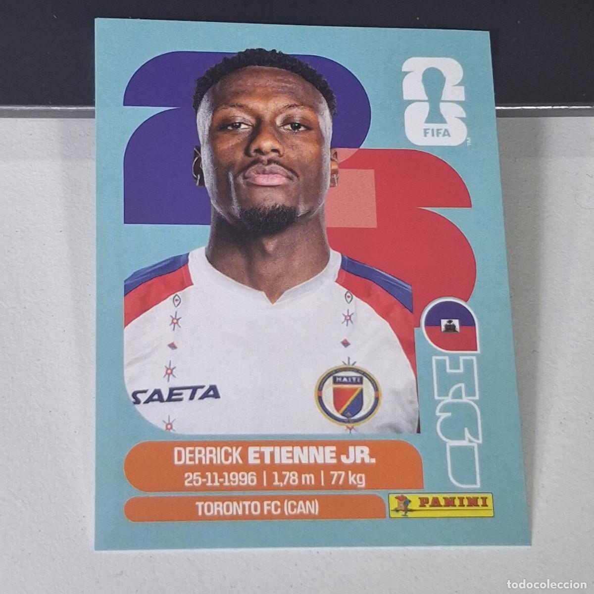 Cromos de F&uacute;tbol: B28 HAI15 HAI 15 ETIENNE JR. DERRICK HAITI HAI MUNDIAL FIFA WORLD CUP 2026 STICKER PANINI
