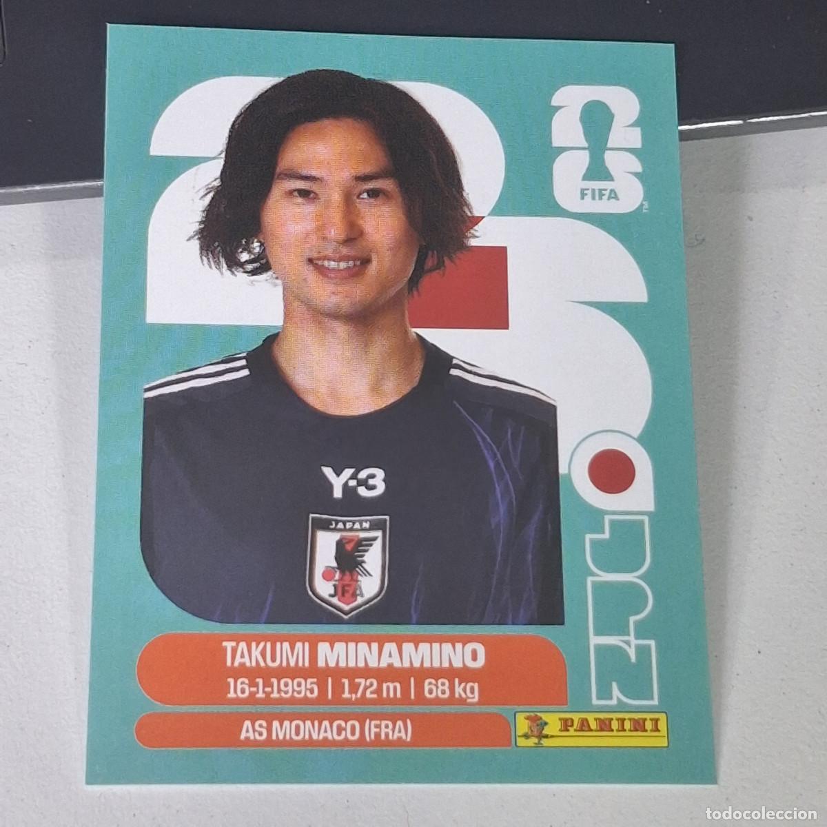 Cromos de F&uacute;tbol: B28 JPN16 TAKUMI MINAMINO 16 JAP&Oacute;N JAPAN JPN MUNDIAL FIFA WORLD CUP 2026 STICKER PANINI