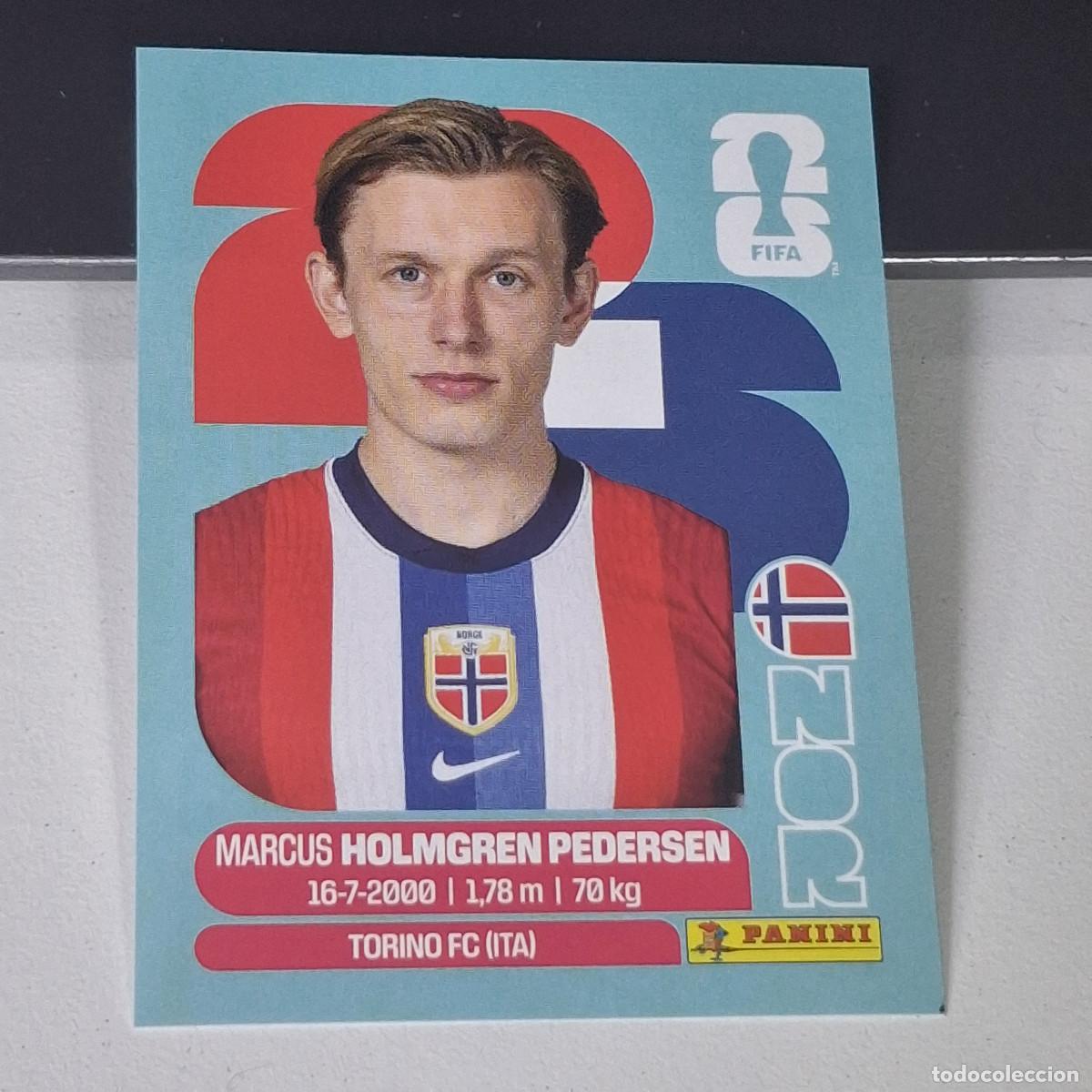 Cromos de F&uacute;tbol: B28 NOR 6 NOR6 MARCUS HOLMGREN PEDERSEN NORUEGA NORWAY NOR MUNDIAL FIFA WORLD CUP 2026 STICKER PANI