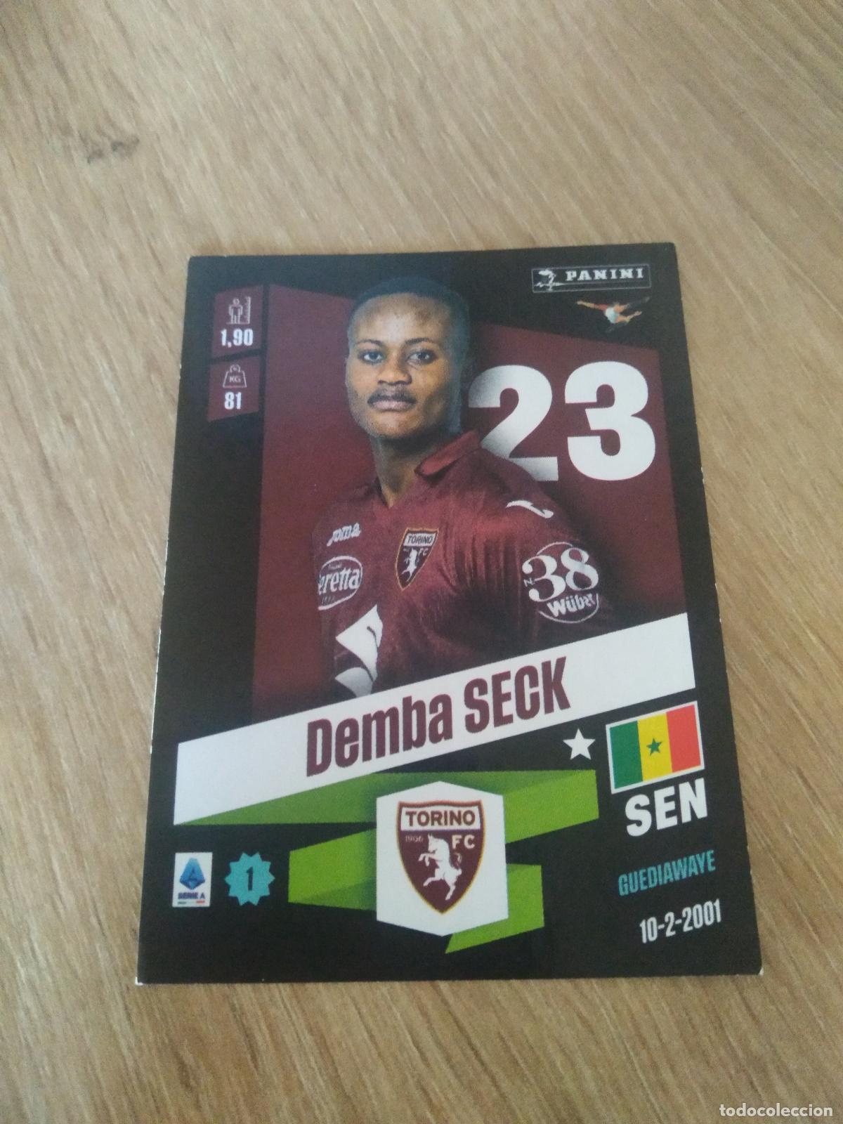 Cromos de F&uacute;tbol: 510 DEMBA SECK TORINO CROMO FUTBOL PANINI LIGA ITALIA 22-23 CALCIATORI 2022-2023