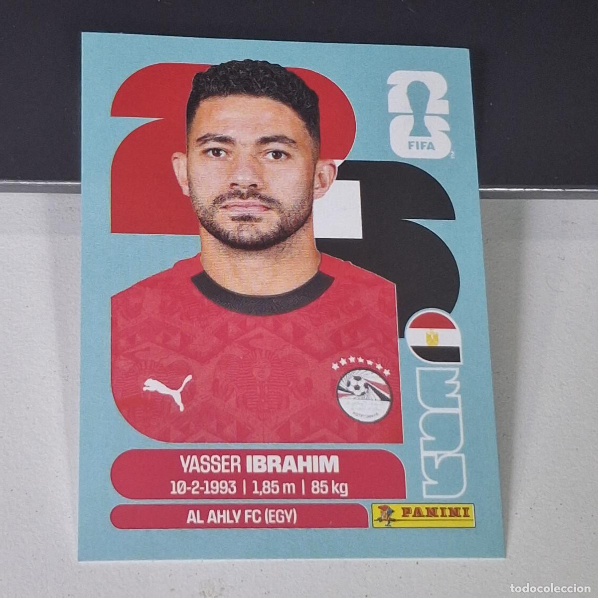 Cromos de F&uacute;tbol: B28 EGY 5 EGY5 YASSER IBRAHIM EGYPTO EGY EGYPT MUNDIAL FIFA WORLD CUP 2026 STICKER PANINI