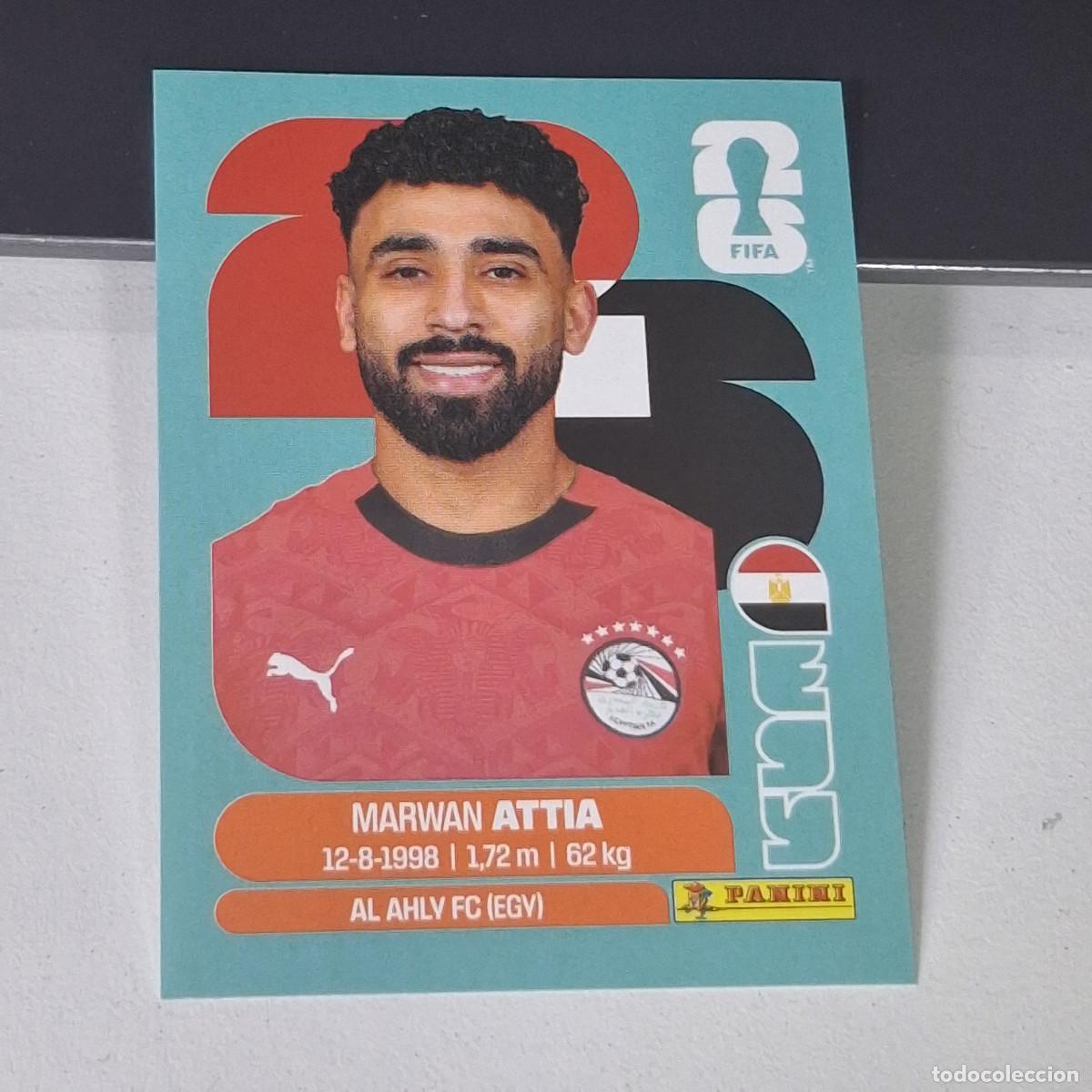 Fu&szlig;ball-Sticker: B28 EGY 10 EGY10 MARWAN ATTIA EGYPTO EGY EGYPT MUNDIAL FIFA WORLD CUP 2026 STICKER PANINI