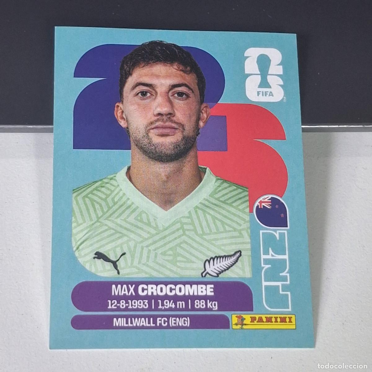 Figurine di Calcio: B28 NZL 2 NZL2 MAX CROCOMBE NUEVA ZELANDA NZL NEW ZEALAND MUNDIAL FIFA WORLD CUP 2026 STICKER PANIN