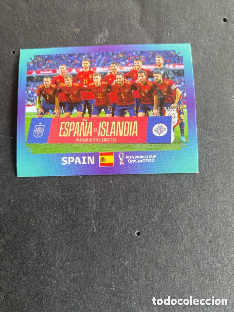 Figurine di Calcio: Cromo Mundial Qatar 2022 Espa&ntilde;a N* 1
