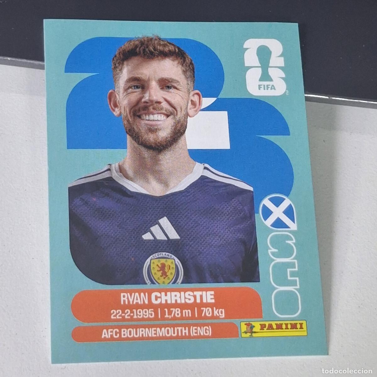 Cromos de F&uacute;tbol: B28 SCO15 RYAN CHRISTIE 15 ESCOCIA SCOTLAND SCO MUNDIAL FIFA WORLD CUP 2026 STICKER PANINI